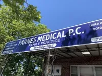 Exterior of Parnes Medical, immigration medical exam clinic in Brooklyn, New York