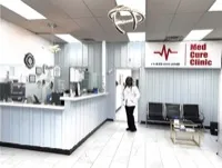 Exterior of Med Cure Clinic, immigration medical exam clinic in Houston, Texas