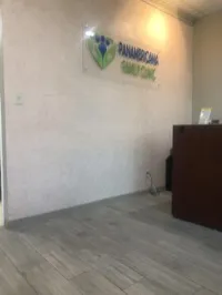 Exterior of Panamericana Family Medicine Clinic, immigration medical exam clinic in Houston, Texas