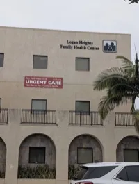 Exterior of Logan Heights Family Health Center, immigration medical exam clinic in San Diego, California